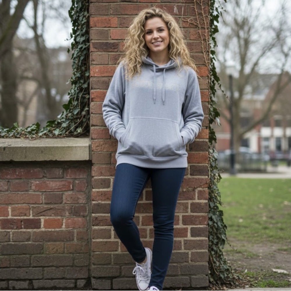 Nike Light Blue Hoodie Sweater
